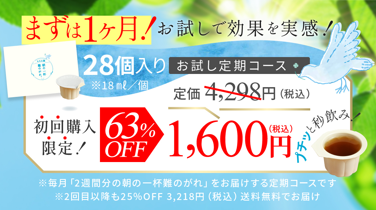 28個入りお試し定期コース